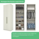 Ver imagem 7 de Quarto Modulado Completo Casal 6 Peças 10 Portas 3 Gavetas Predileto Bege/Areia HP