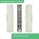 Ver imagem 5 de Quarto Modulado Completo Casal 6 Peças 10 Portas 3 Gavetas Predileto Bege/Areia HP