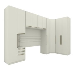 Quarto Modulado Completo Casal 6 Peças 10 Portas 3 Gavetas Predileto - 2
