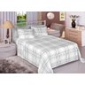 Lençol Solteiro 90x190x30cm C/elástico 100% Algodão - 1
