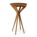 Ver imagem 1 de Mesa Bistrô Norin Transparente/Freijó