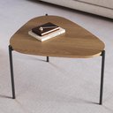 Ver imagem 2 de Mesa de Centro para Sala de Estar Pés Metálicos Alta Adek A03 Hanover Preto - Lyam Decor