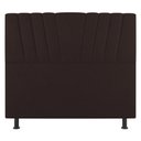 Ver imagem 5 de Cabeceira Cama Box Casal Dublin 140cm Linho Marrom - Desk Design