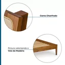 Ver imagem 6 de Cama de Casal Madeira Maciça Viena 