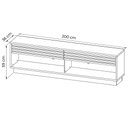 Ver imagem 2 de Rack Bancada para TV até 65 Sala de Estar RA2000 Natural - Gran Belo