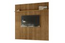 Ver imagem 3 de Estante Home Theater com Bancada Suspensa Luna com Cristaleira Moss Cumaru - Madetec