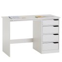 Ver imagem 6 de Escrivaninha Madeira 4 Gavetas Desenho Emma Branco Idimex