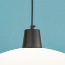 Ver imagem 3 de Pendente 1XE27 Bulbo Max 25W Fiori Preto/Branco