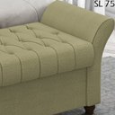 Ver imagem 6 de Recamier Calçadeira Bau 140 cm Pes MDF Ogeo Linho SL 75 Peer