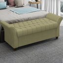 Ver imagem 2 de Recamier Calçadeira Bau 140 cm Pes MDF Ogeo Linho SL 75 Peer