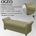 Ver imagem 3 de Recamier Calçadeira Bau 140 cm Pes MDF Ogeo Linho SL 75 Peer