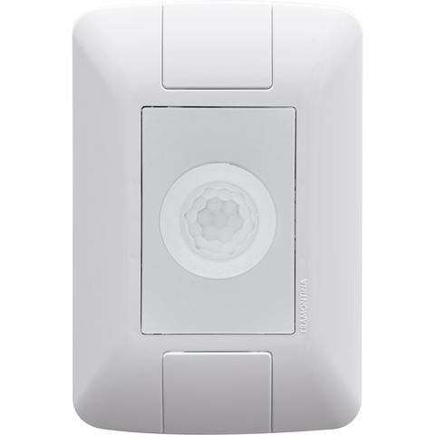 Conjunto 4x2 Detector de Presença Bivolt Tramontina Aria Branco