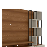 Estante Home para Tv 60 polegadas Montenegro Freijó/Off White Linea Brasil - 3