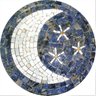 Rosone Mosaico Contemporâneo Lua em Mosaico I 120cm - 1