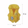 Colete Inflável Infantil Swim Safe ABC Amarelo Bel - 12