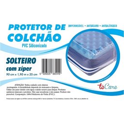 Kit Capa de Colchão Pvc Solteiro Zíper + Capa de Travesseiro - 6