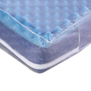 Kit Capa de Colchão Pvc Solteiro Zíper + Capa de Travesseiro