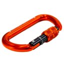 Ver imagem 2 de Mosquetão Sideup Alumínio Oval Trava Rosca 25kn Ce En Nbr Laranja