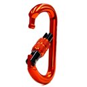 Ver imagem 3 de Mosquetão Sideup Alumínio Oval Trava Rosca 25kn Ce En Nbr Laranja