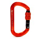 Ver imagem 1 de Mosquetão Sideup Alumínio Oval Trava Rosca 25kn Ce En Nbr Laranja