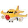 Avião Musical de Brinquedo com Luzes e Som - AMARELO Bbr - 1