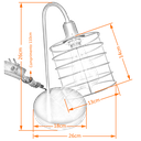 Ver imagem 2 de Abajur de Quarto Luminária Industrial Aramado Chochin Preta