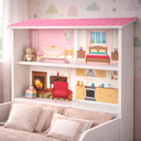 Ver imagem 5 de Cama Casa Infantil Princesa com Prateleiras e Colchão