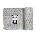 Ver imagem 2 de Cobertor Bordado Papi Friends Microfibra: Panda Ben