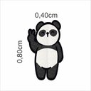 Ver imagem 2 de Tapete Capacho Panda no Formato 80x40 Cm