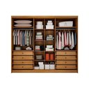 Ver imagem 3 de Guarda Roupa 6 Portas (2 C- Espelho) e 8 Gavetas Rizon-linea Plus Cumaru - Novo Horizonte