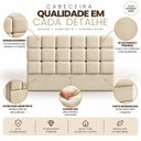 Ver imagem 5 de Cabeceira Cama Box Queen 158cm Estofada Bouclé Boss:Bege
