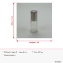 Ver imagem 5 de Moedores de Vidro Transparente 13x5x5cm Decoração Casa