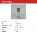 Ver imagem 4 de Moedores de Vidro Transparente 13x5x5cm Decoração Casa