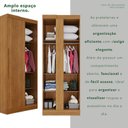 Ver imagem 6 de Guarda-Roupa Modulado Canto 1 Porta Fortaleza Marrom/Cinamomo