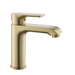 Torneira Misturador Monocomando Dourado Fosco Redondo Banheiro Harmony 1258DF GOWFF Misturador Baixo - 1