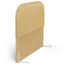 Ver imagem 6 de Cabeceira Cama Box Queen 160cm Orgânica Lanna W01 Couríssimo Fendi - Lyam Decor