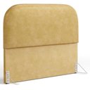 Ver imagem 1 de Cabeceira Cama Box Queen 160cm Orgânica Lanna W01 Couríssimo Fendi - Lyam Decor
