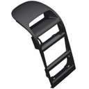 Ver imagem 2 de Moldura Painel Rádio 1 Din Central 2 Din Mp5 Som Astra Ar Digital 1998 À 2012 Preta