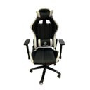 Ver imagem 5 de Cadeira Gamer Ergonômica com Revestimento em Couro Sintético Ajuste de Altura Preta