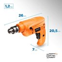 Ver imagem 4 de Furadeira Com Impacto Mondial - Fi-rh-01m 127v/60hz .