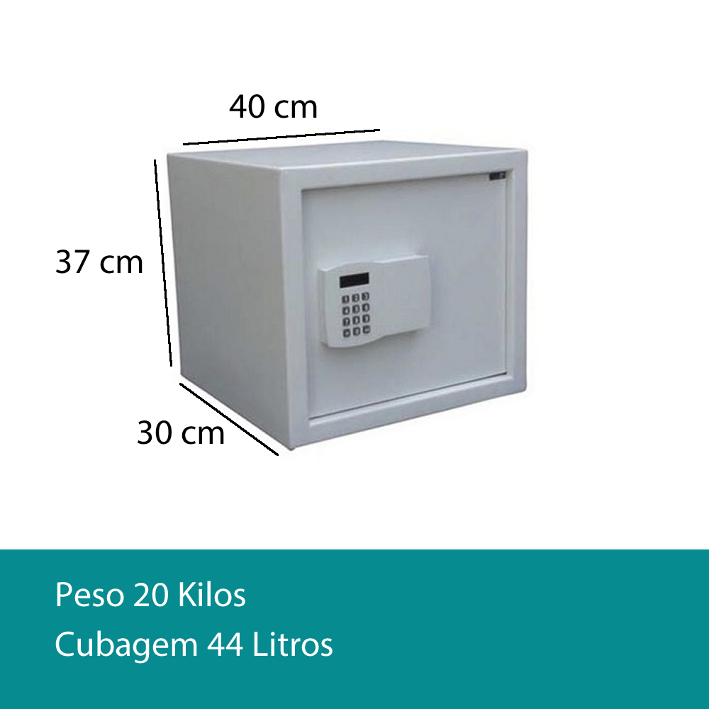 Cofre Eletrônico Digital Office 30 Fort Safe - 3