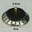 Ver imagem 6 de Ralo Valvula Dreno de Pia 10x10 Filtro Sifao Tubo de Escoamento Cesto Cozinha Lavanderia Lavabo Casa