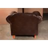 Conjunto Sofá 4 Lugares E 2 Poltronas Luis Xv Capitonê Chesterfield - Couríssimo Marrom Café - 6