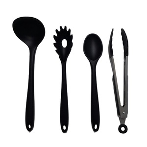 Jogo 4 Peças Silicone - Luxo - Preto Inteiriço.