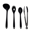 Ver imagem 1 de Jogo 4 Peças Silicone - Luxo - Preto Inteiriço.