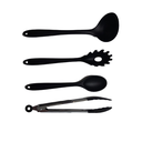 Ver imagem 5 de Jogo 4 Peças Silicone - Luxo - Preto Inteiriço.