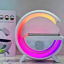 Ver imagem 5 de Luminária Multifunção Iluminação Rgb, Alto-falante e Carregador por Indução