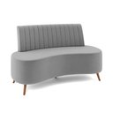 Ver imagem 1 de Sofá 2 Lugares Living 135cm Pé Palito Maraú Veludo K01 - D’Rossi