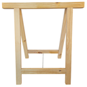 Ver imagem 5 de 2 Cavaletes Apoio para Obra Mesa Pe Madeira Pinus Reforçado