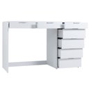 Ver imagem 5 de Penteadeira Escrivaninha 7 Gavetas 120 Cm Pe90 Branco Dtall Branco
